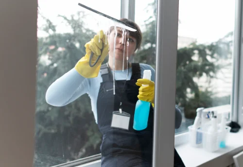Nettoyage de vitres intérieures et extérieures à Ambernac